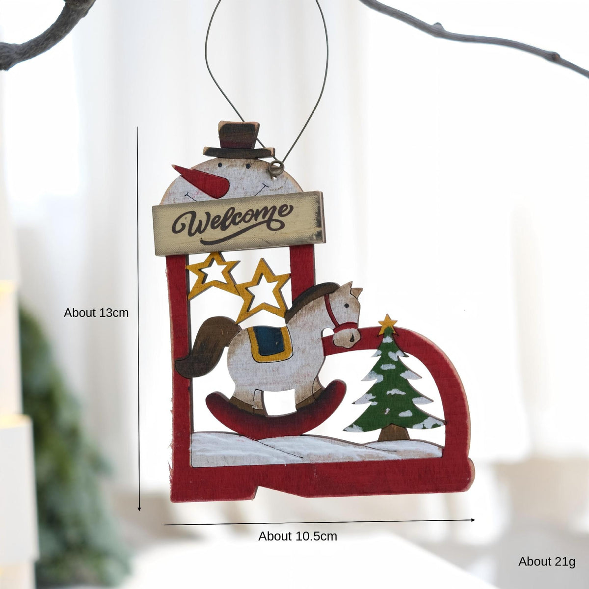 Wooden Christmas Ornaments for Vintage Holiday Cheer