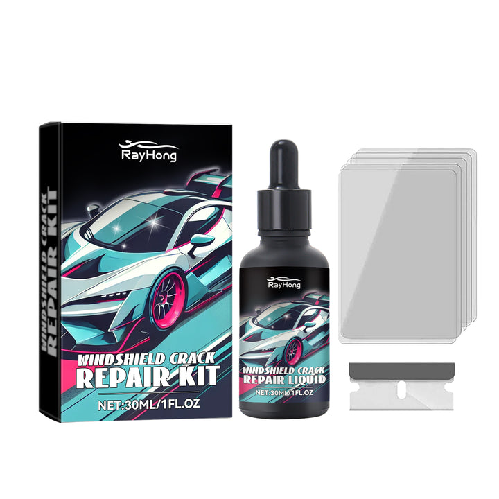 Windshield Crack Repair Kit for Small Chips at Home