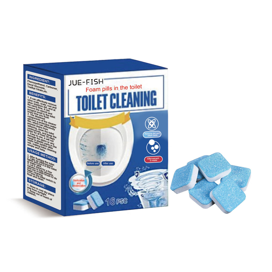 Toilet Effervescent Tablets — Drop, Fizz, No Scrubbing