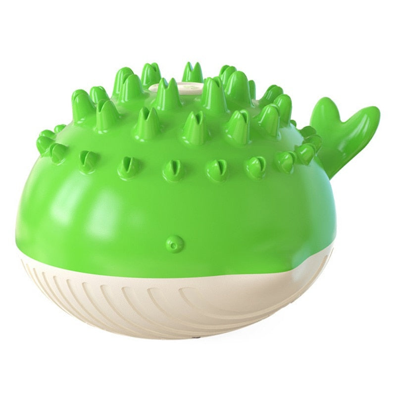 Floating Dog Water Toy With Spray, Chew & Pool Play