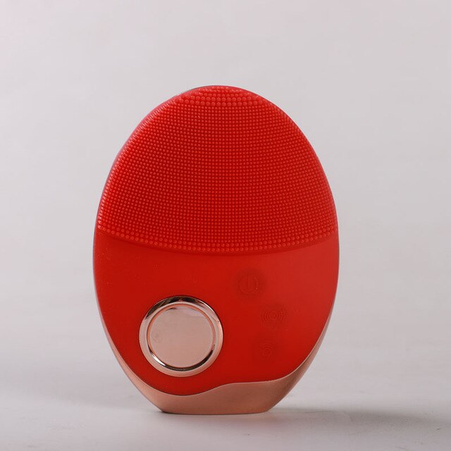Silicone Facial Cleanser With Phototherapy Light