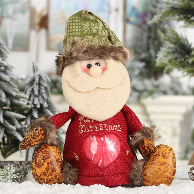30cm Plush Santa Candy Bag - Christmas Gift & Decor