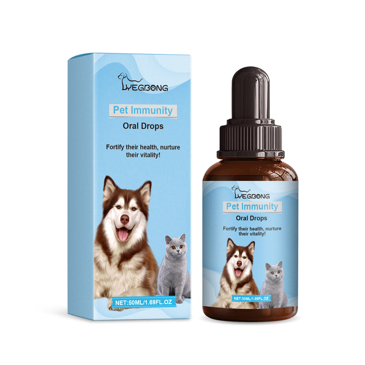 Pet Immune Drops for Cats & Dogs Daily Immune Support