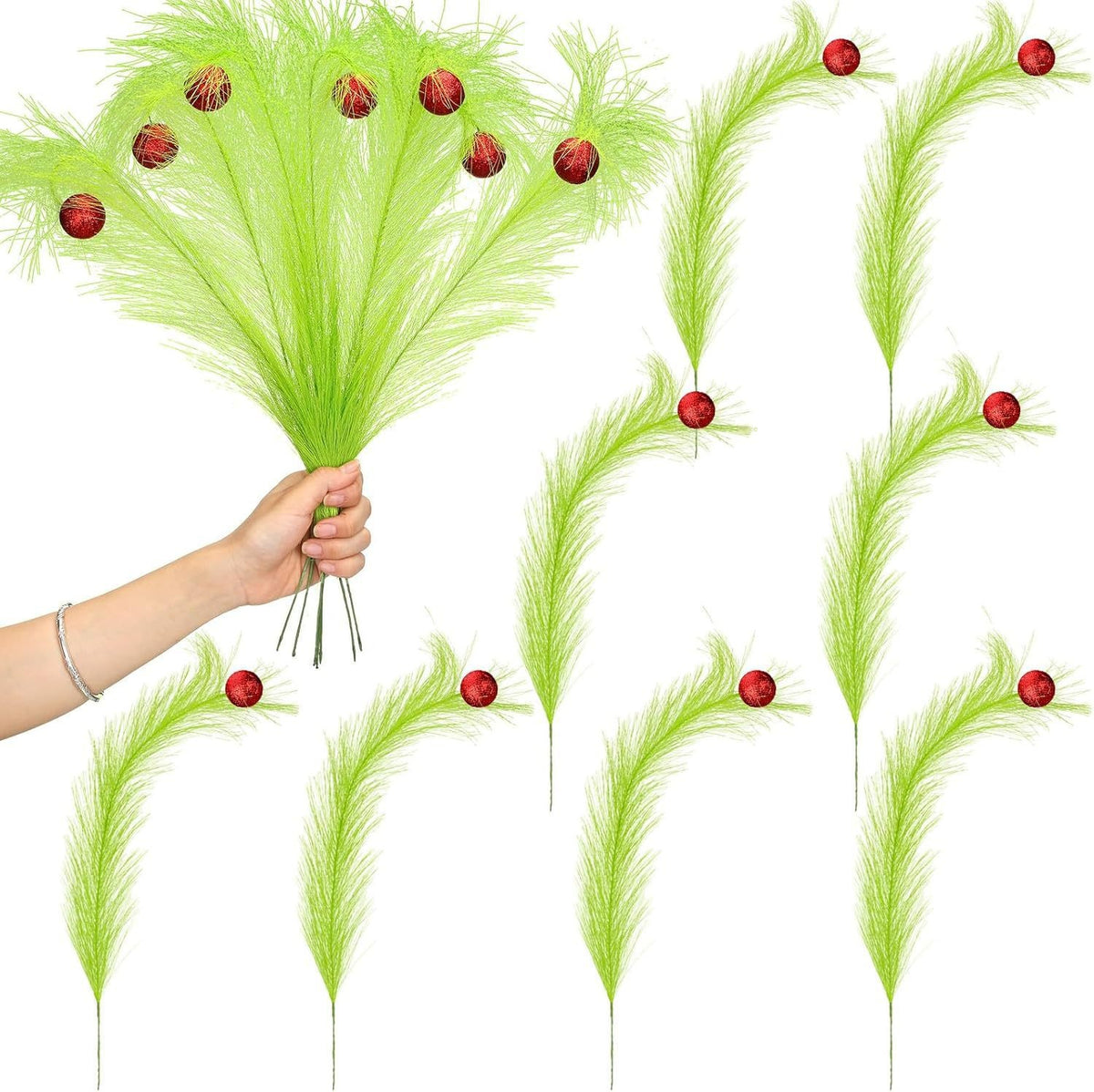Christmas Elf Branch Decoration for Festive DIY Displays