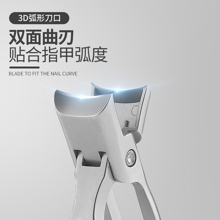 Large-Opening Nail Clippers for Thick Nails With Catcher
