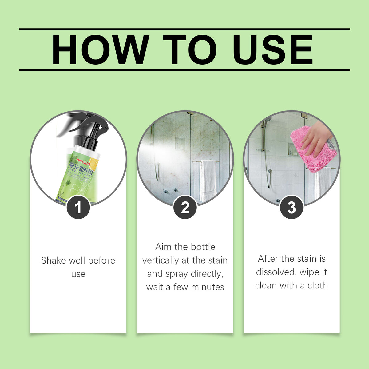 Multi-Surface Cleaner for Bright, Smooth Surfaces