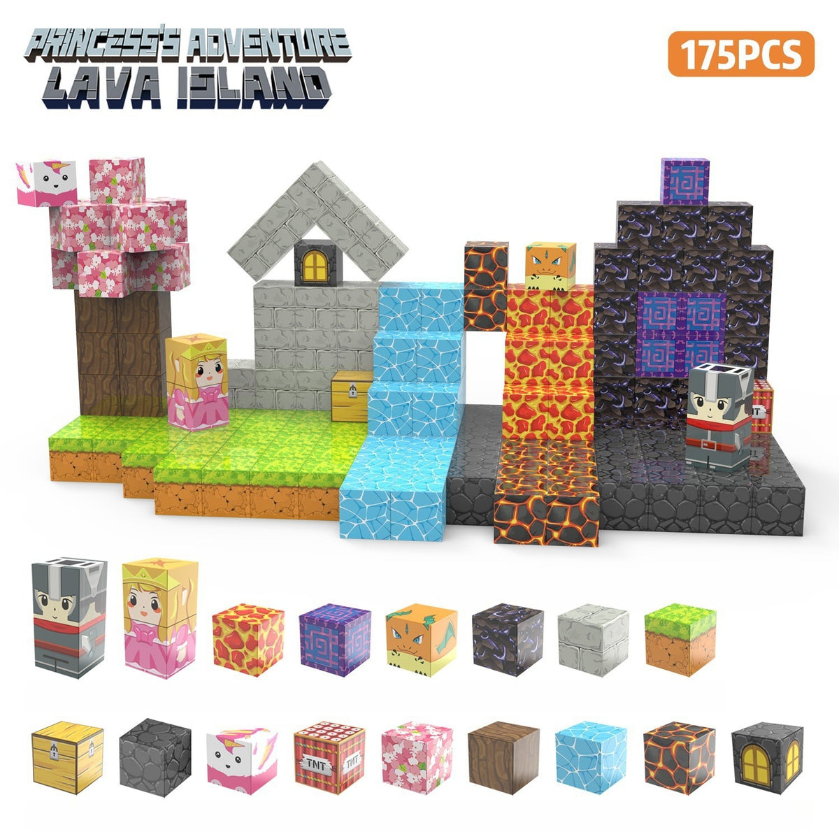 Magnetic Building Cubes for Creative 3D World Play