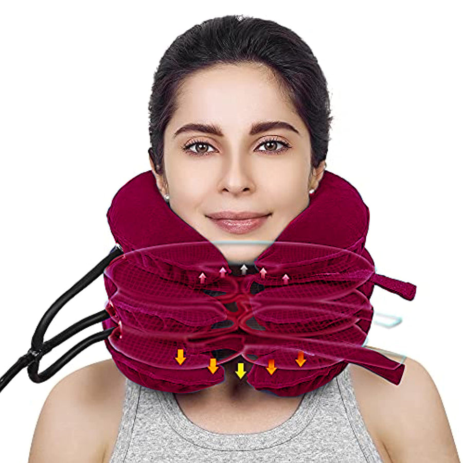 Cervical Traction Pillow — Neck Pain Relief & Decompression