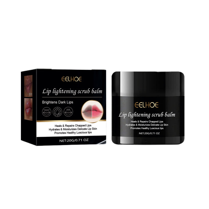Lip Scrub for Dry, Chapped Lips, 20g Brightening Balm