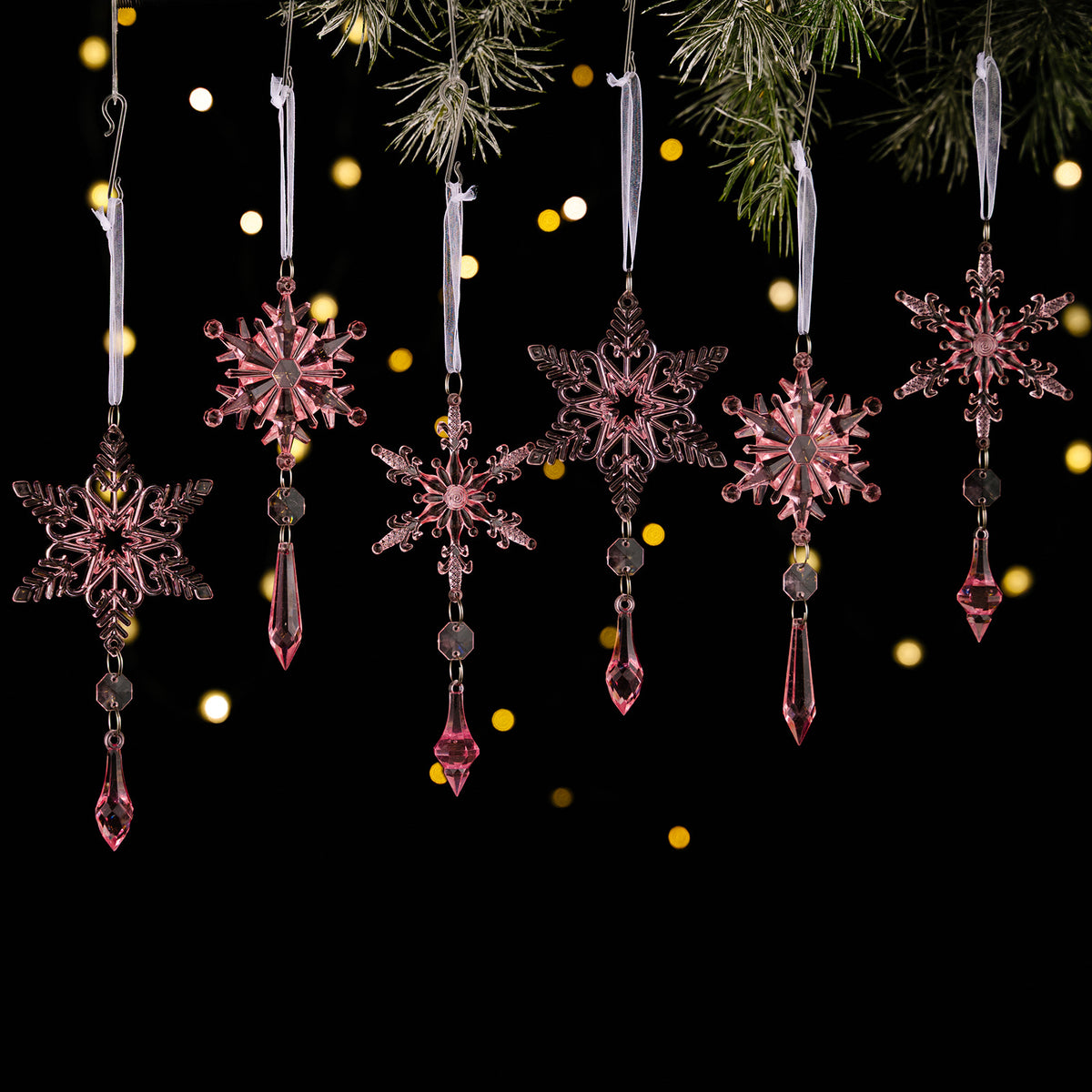 Snowflake Christmas Ornaments for Sparkling Holiday Trees
