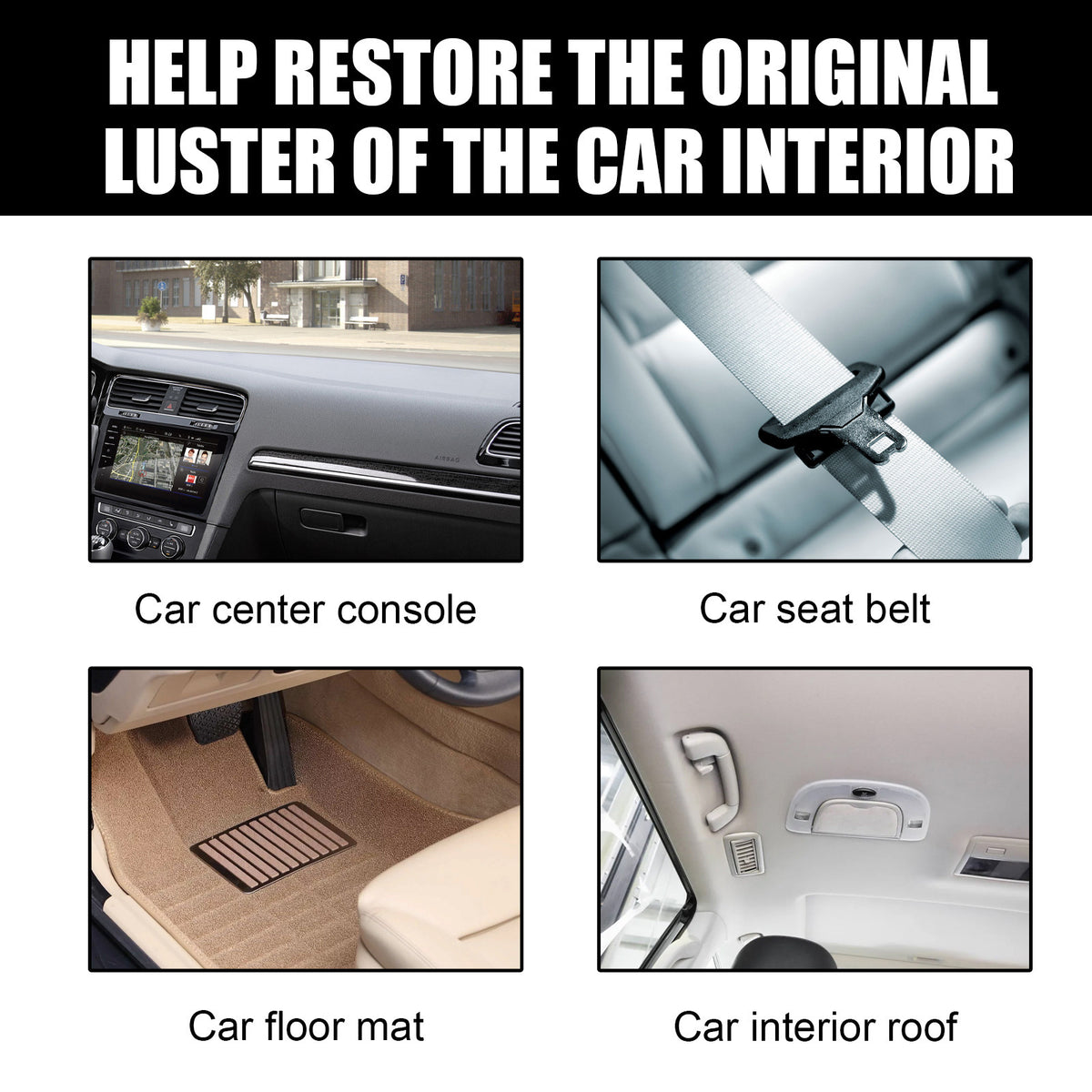 Car Interior Coating Agent for Like-New Plastic Shine