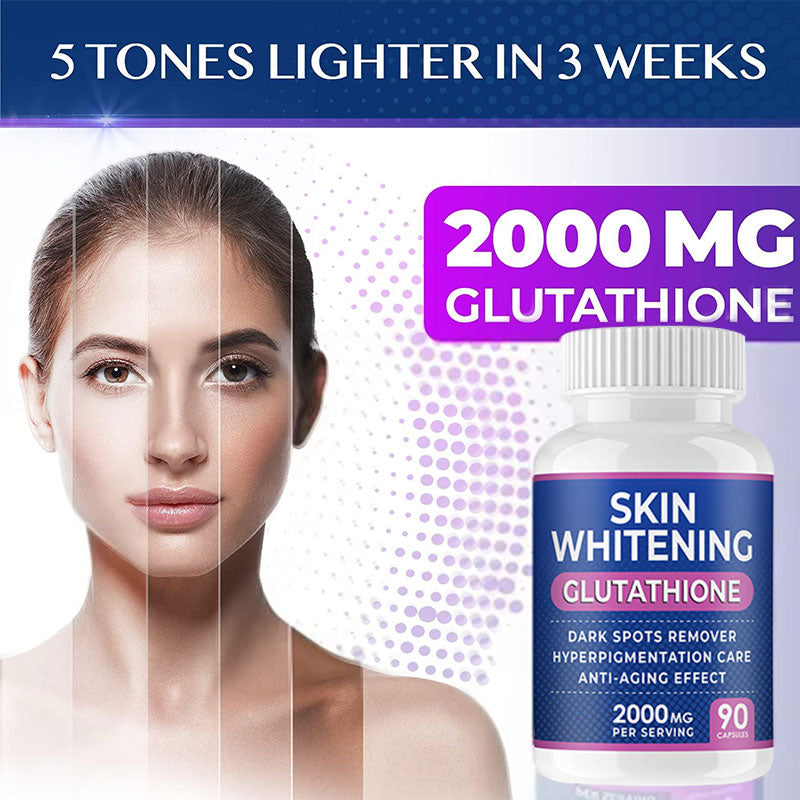 Glutathione Capsules – 5 Tones Lighter Skin in 3 Weeks