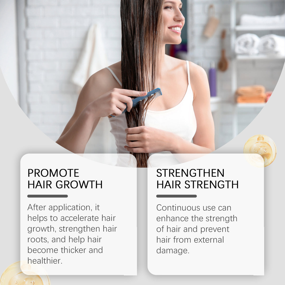Black Castor Hair Oil for Dry Scalp & Stronger Hair