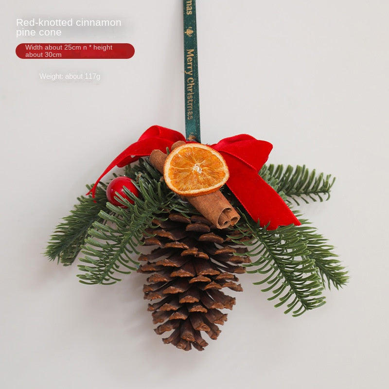 Rustic Christmas Wreath Ornament for Instant Cheer