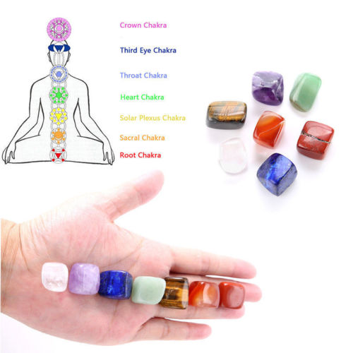 Chakra Healing Stones Set — 7 Authentic Crystals for Energy