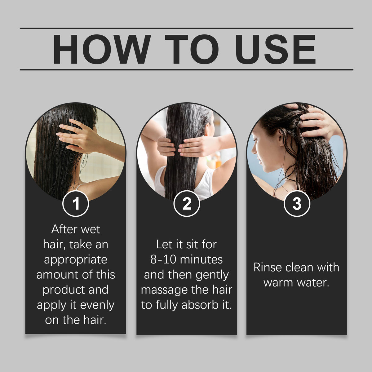 Keratin Hair Mask for Dry, Damaged Hair Repair Care