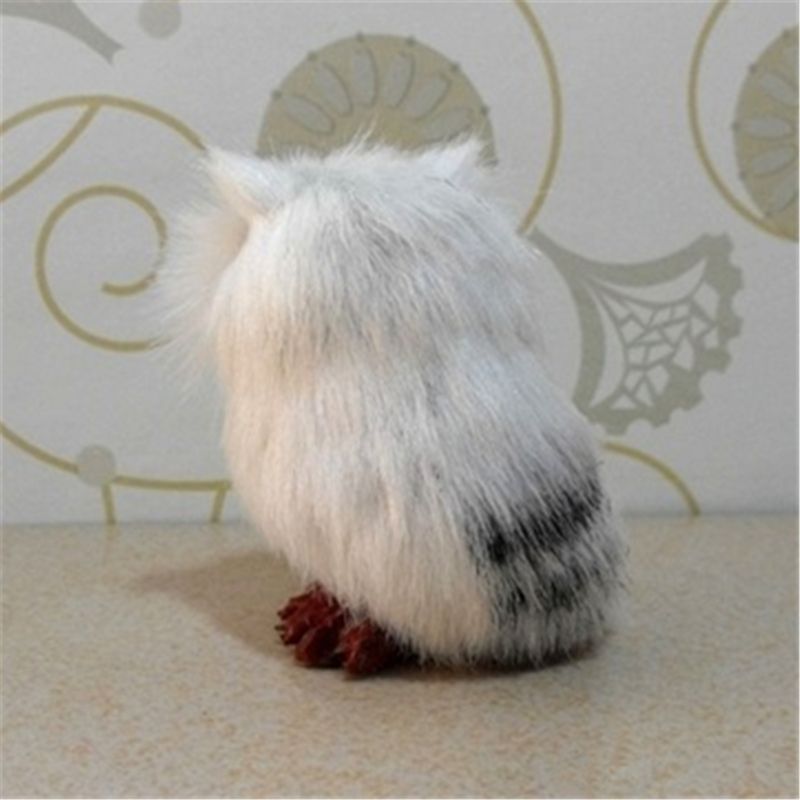 7cm Snowy Owl Plush Toy for Whimsical Shelf Decor
