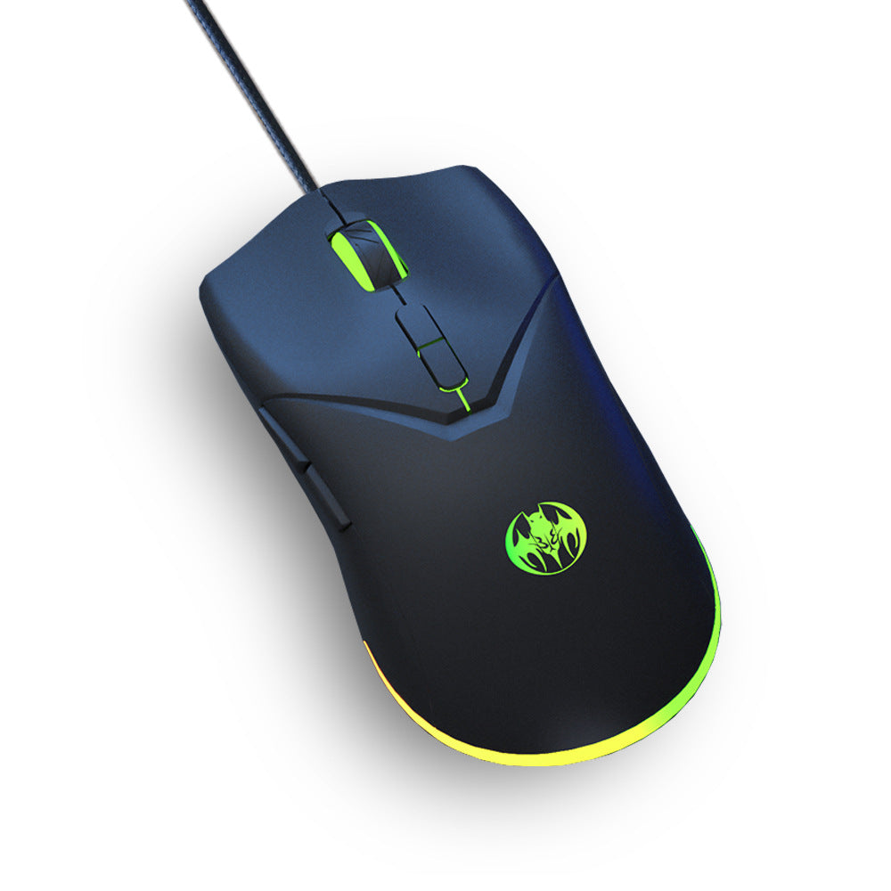 Wired RGB Gaming Mouse 7200 DPI with Non-Slip Grip