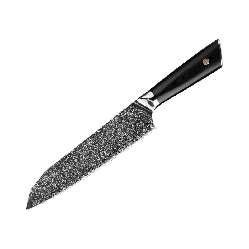 7-Piece Damascus Knife Set, VG10 Steel, Long-Lasting Edge