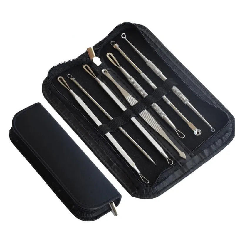 Pimple Extractor Tool — 7‑Piece Precision Acne Removal Set