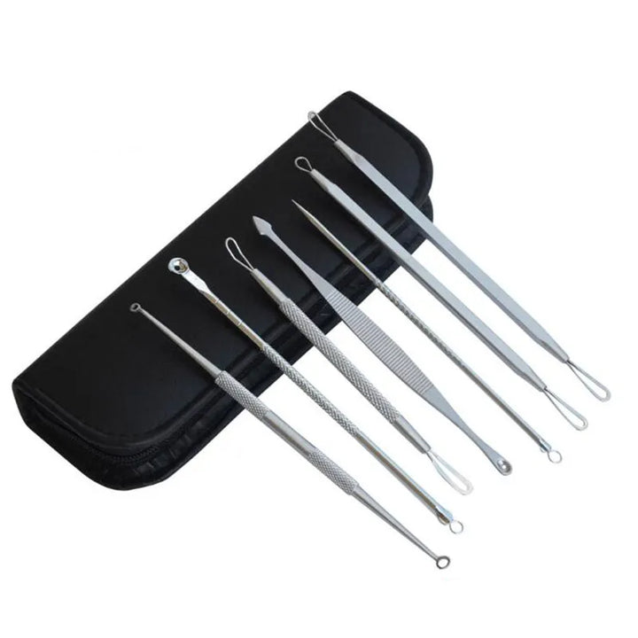 Pimple Extractor Tool — 7‑Piece Precision Acne Removal Set