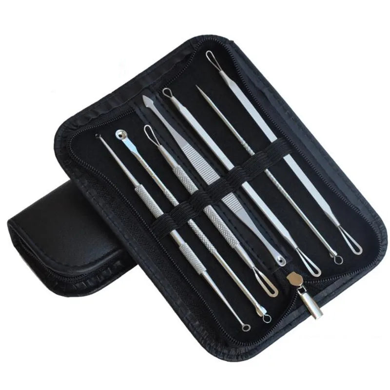 Pimple Extractor Tool — 7‑Piece Precision Acne Removal Set