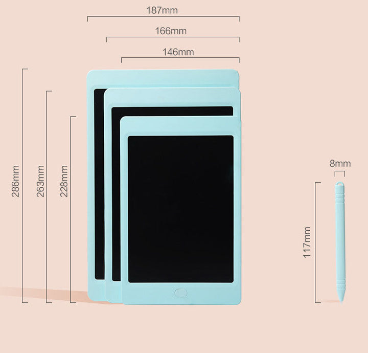 LCD Writing Tablet for Kids: Mess-Free Reusable Drawing
