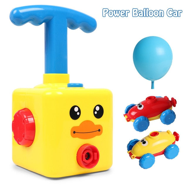 Balloon-Powered Car Toy for Fun Screen-Free STEM Play