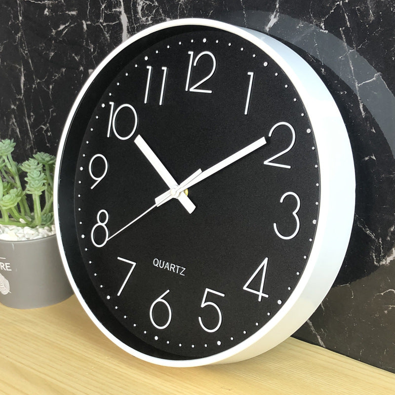3D Quartz Wall Clock for Easy-Read Modern Home Decor
