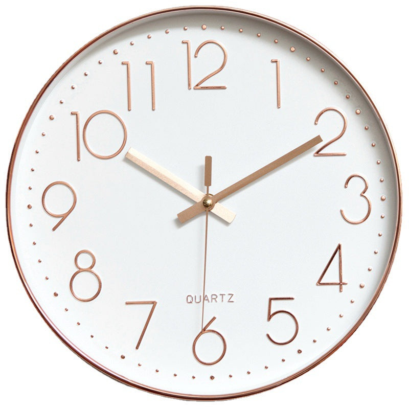 3D Quartz Wall Clock for Easy-Read Modern Home Decor