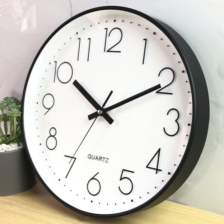 3D Quartz Wall Clock for Easy-Read Modern Home Decor
