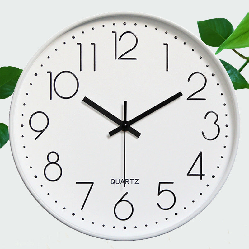 3D Quartz Wall Clock for Easy-Read Modern Home Decor