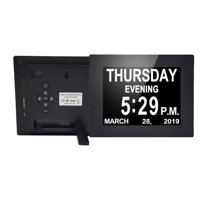 8-Inch Digital Calendar Clock with Large Easy-Read Display