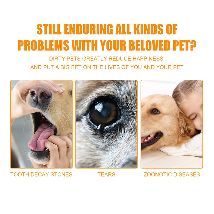 Pet Teeth Cleaning Finger Cots for Easy Fresh Breath
