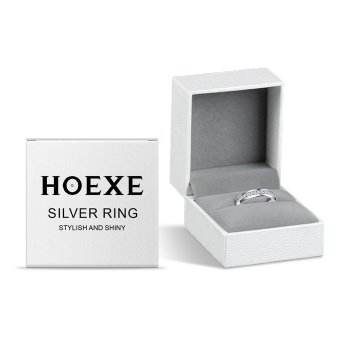 Silver Dot Diamond Ring for Comfortable Daily Wear
