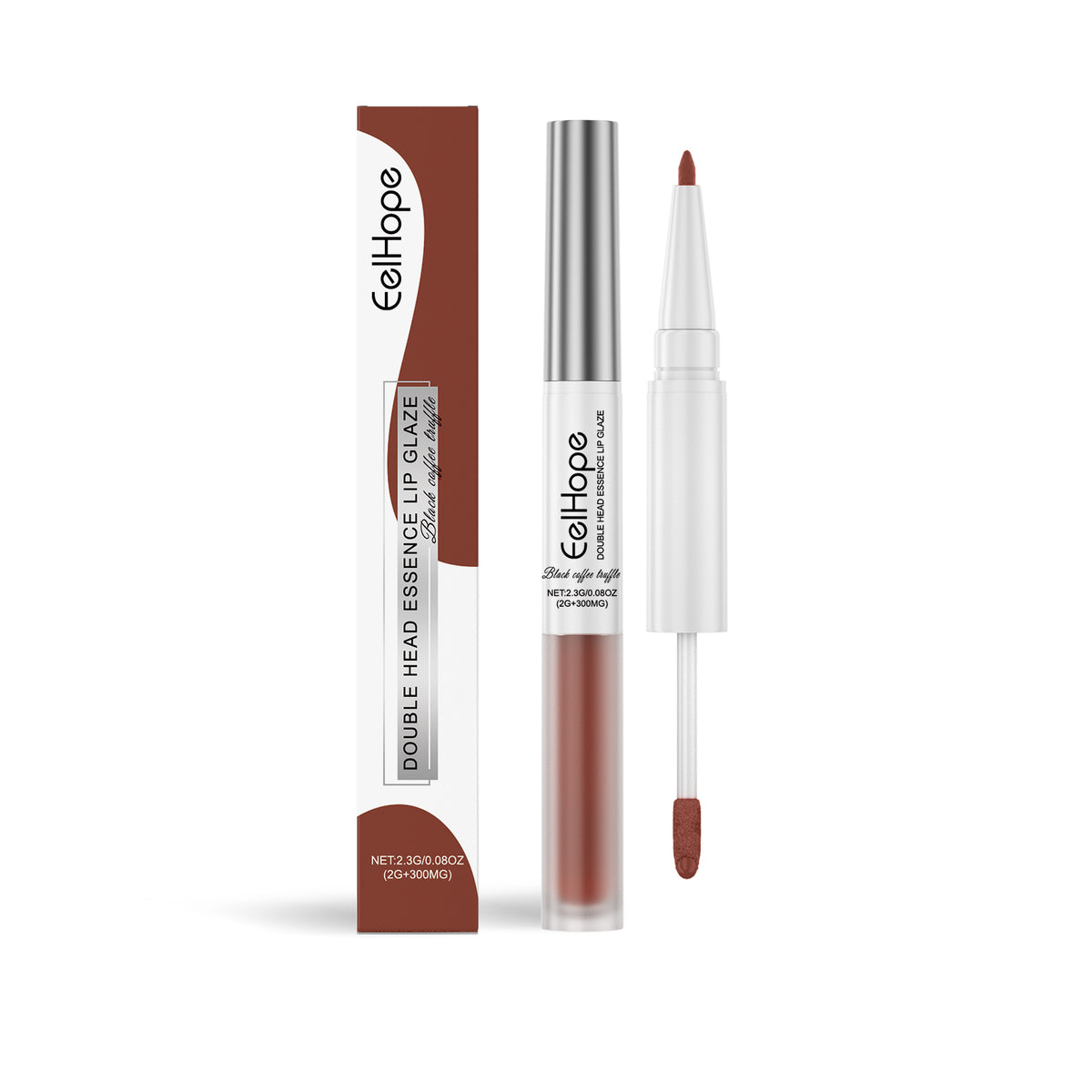 Double-Ended Lip Liner Gloss for Defined, Glossy Lips