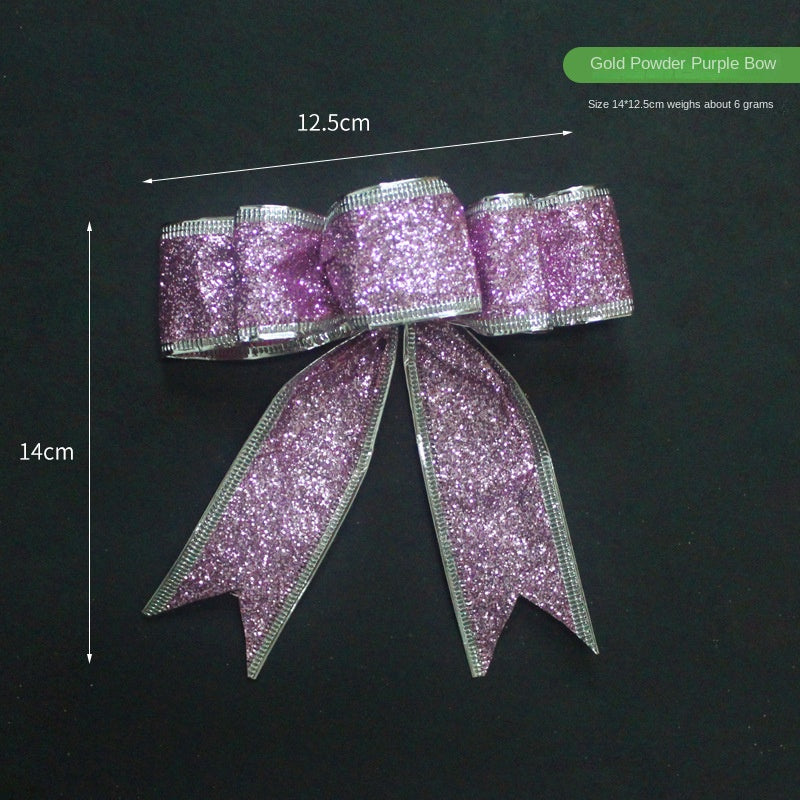 3D Christmas Tree Bow Ornament for Festive Displays