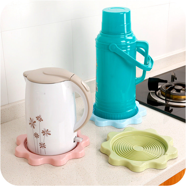 Heat-Proof Kettle Pad with Drainage Grooves