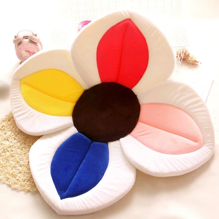 Baby Bath Mat Flower Sink Support for Newborn Bathing