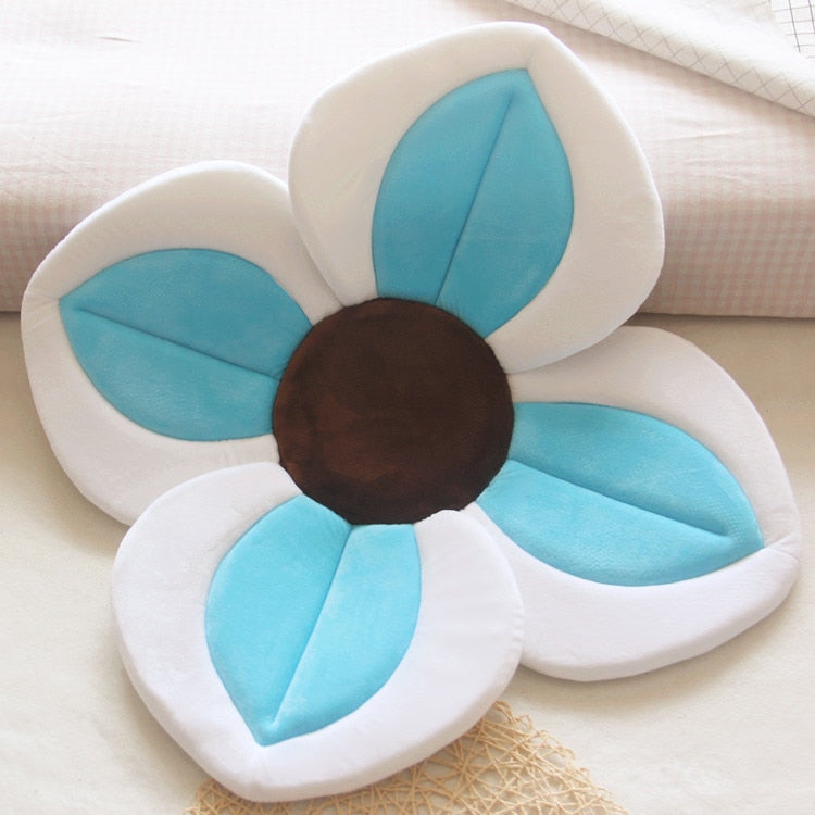 Baby Bath Mat Flower Sink Support for Newborn Bathing