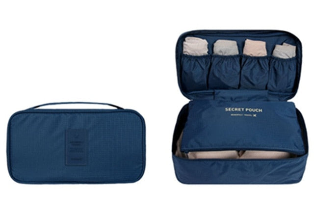 Bra and Underwear Travel Organizer for Suitcases