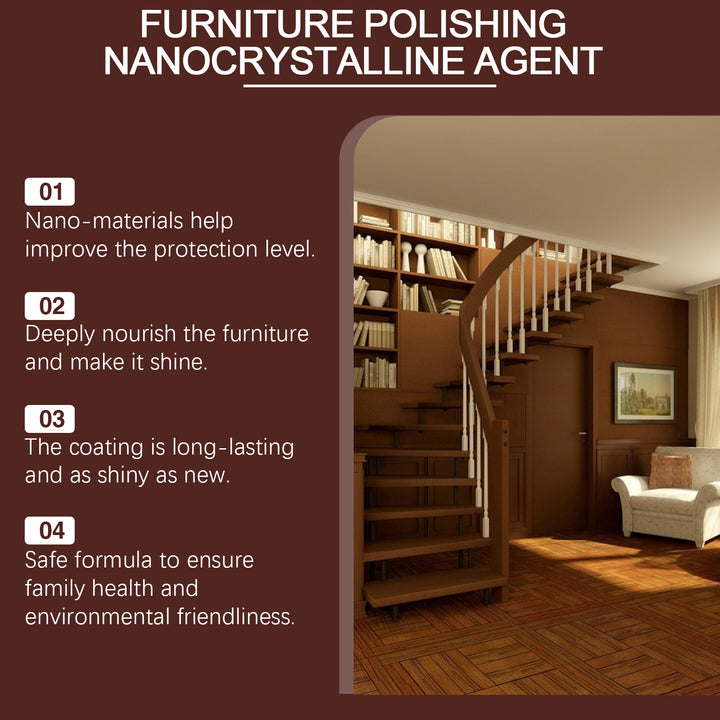 Furniture Polish With Long-Lasting Nanocrystalline Shine