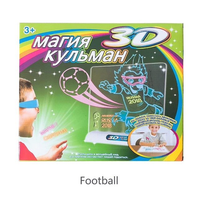 3D LED Drawing Board for Creative Screen-Free Play