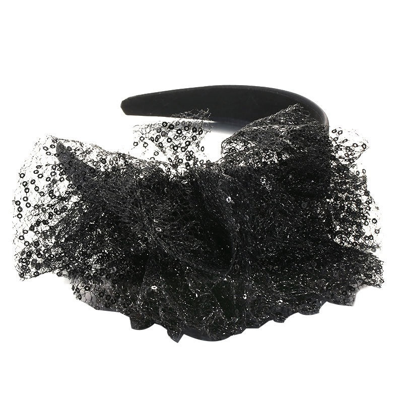 Sequin Flower Headband For Girls, Sparkling Style