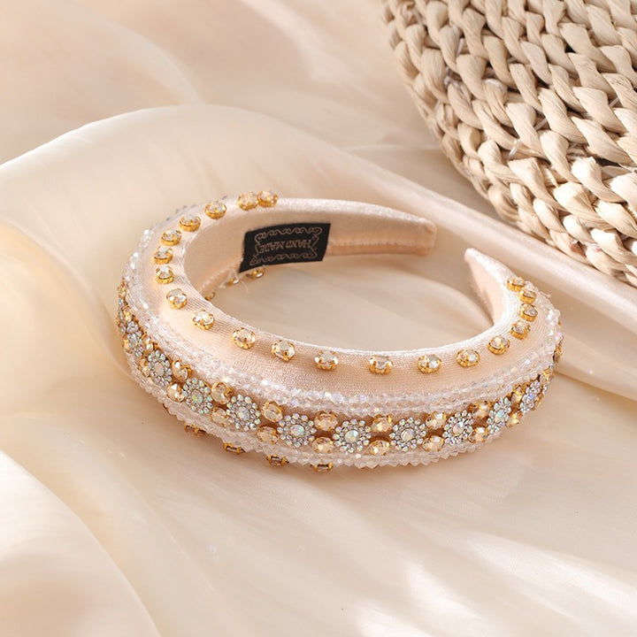 Baroque Rhinestone Headband for Instant Retro Glam