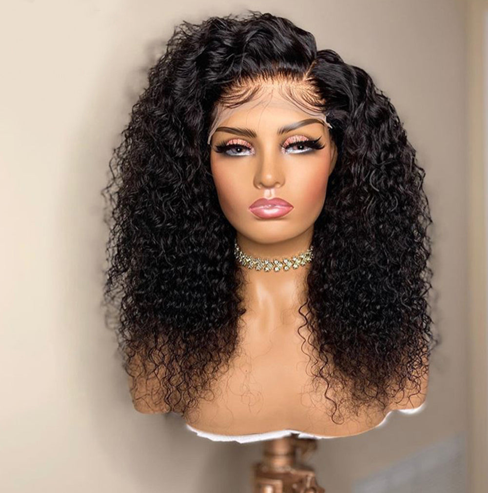 Front Lace Curly Wig for Instant Voluminous Glamour