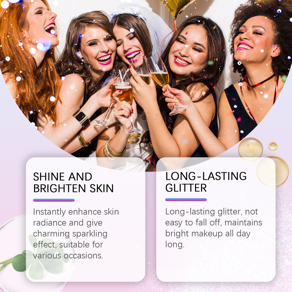 Body Glitter Spray for Long-Lasting Radiant Skin