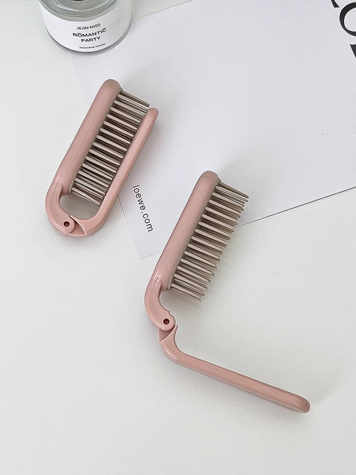 Foldable Travel Comb for Tangle-Free Hair Touch-Ups