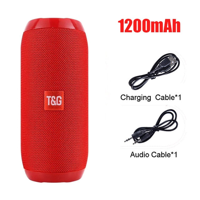 Portable Bluetooth Speaker – 3D Stereo Sound & 800mAh Battery