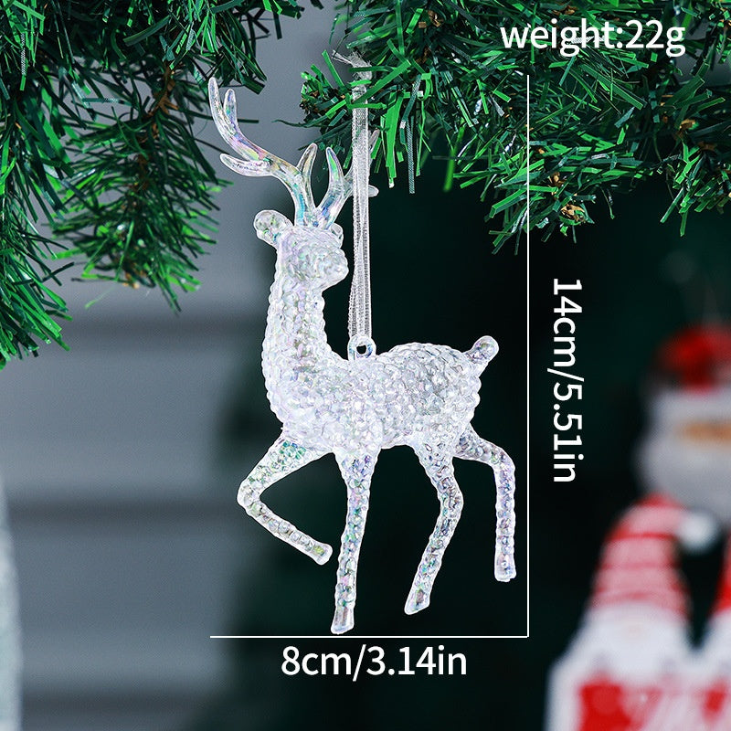 Acrylic Christmas Ornaments for Sparkling Icy Trees